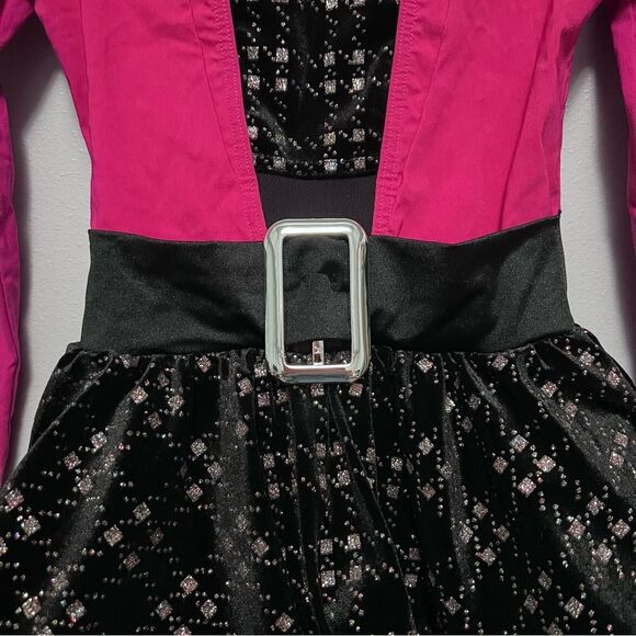 Weissman Glitter Plaid Sassy Skirt Dance Dress Size 7/8 - Picture 5 of 11